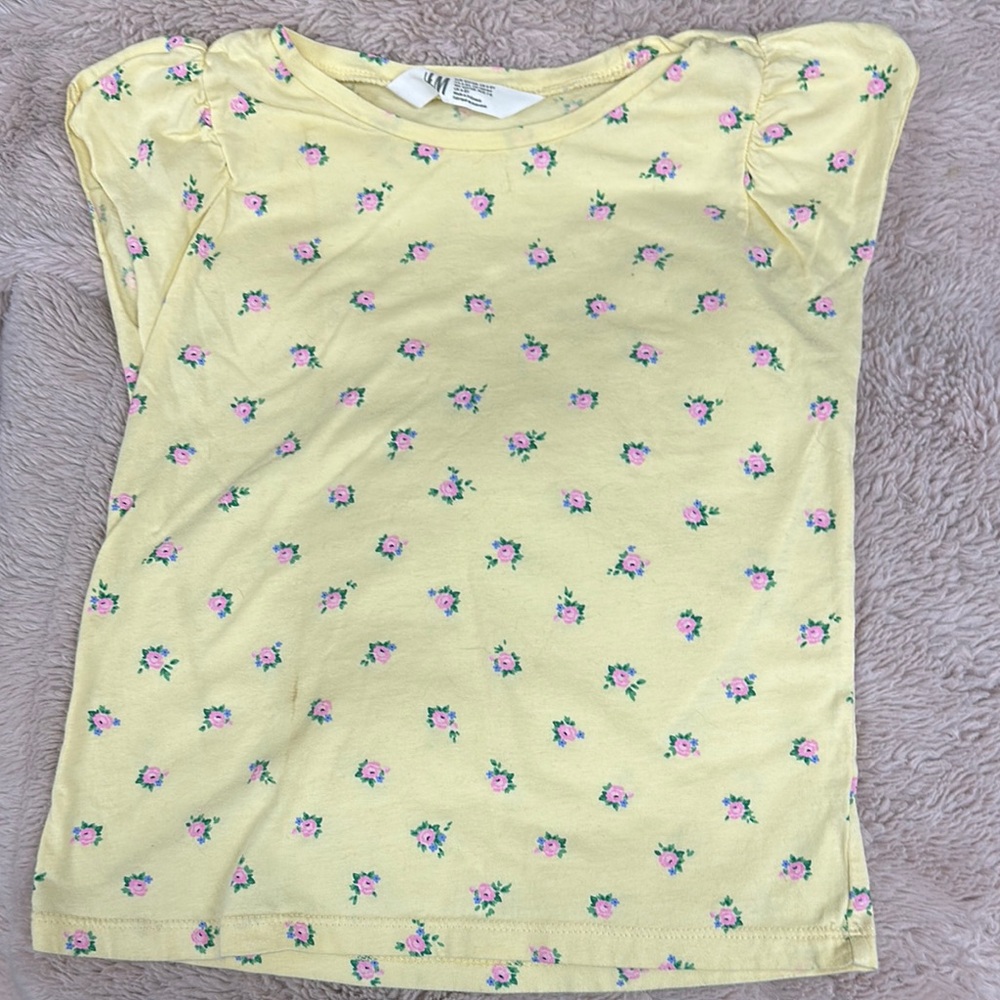 Girls Flower Tee